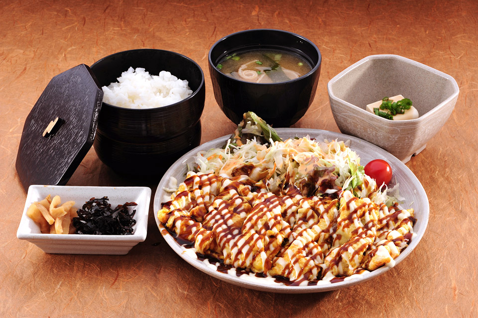 とん平焼き定食 750円